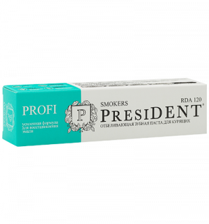 Зубная паста PRESIDENT®PROFI Smokers 50мл